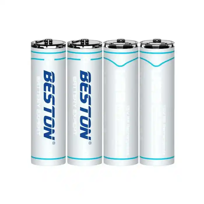 Beston 4PCS 1.5V AA Lithium Rechargeable Battery 2200mAh (Type-C Port)